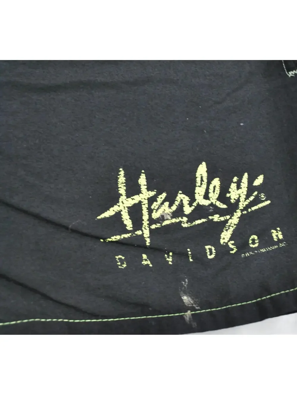 Vintage Harley Davidson Motorcycle Black 90s 80s Shorts Size Small (30-31)